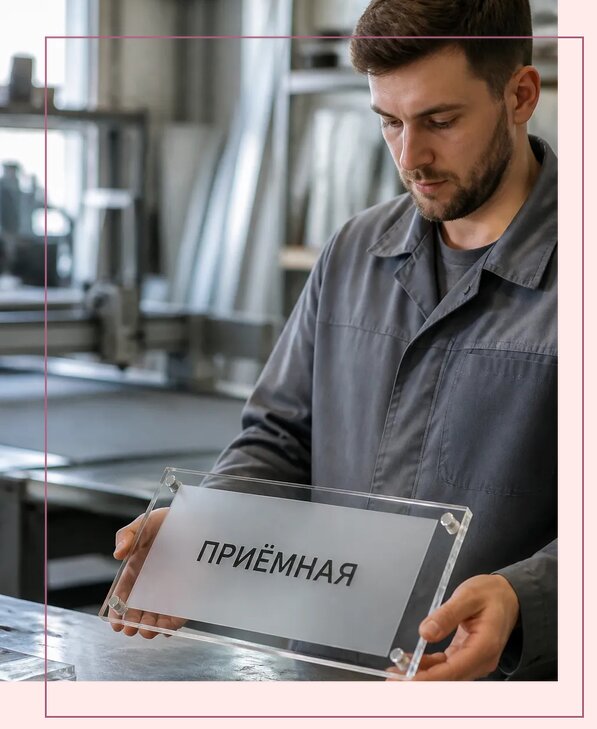 Таблички из оргстекла на заказ в Колпине от 4023 р. | Аванза-Клп