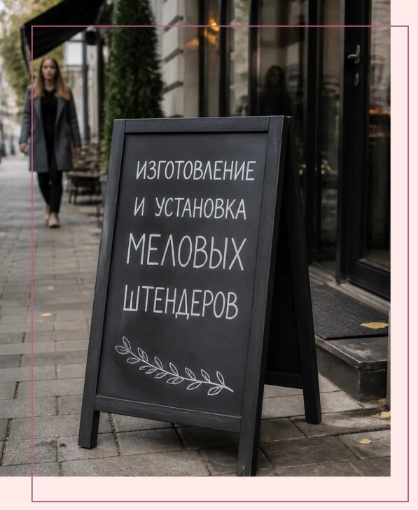 Меловые штендеры в Колпине по цене от 6705 р. | Аванза-Клп